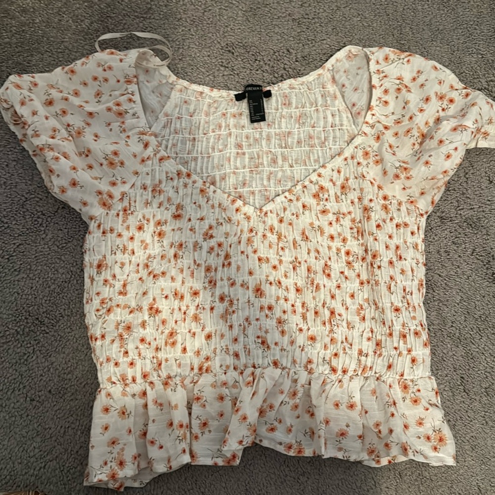 forever 21 floral summer top